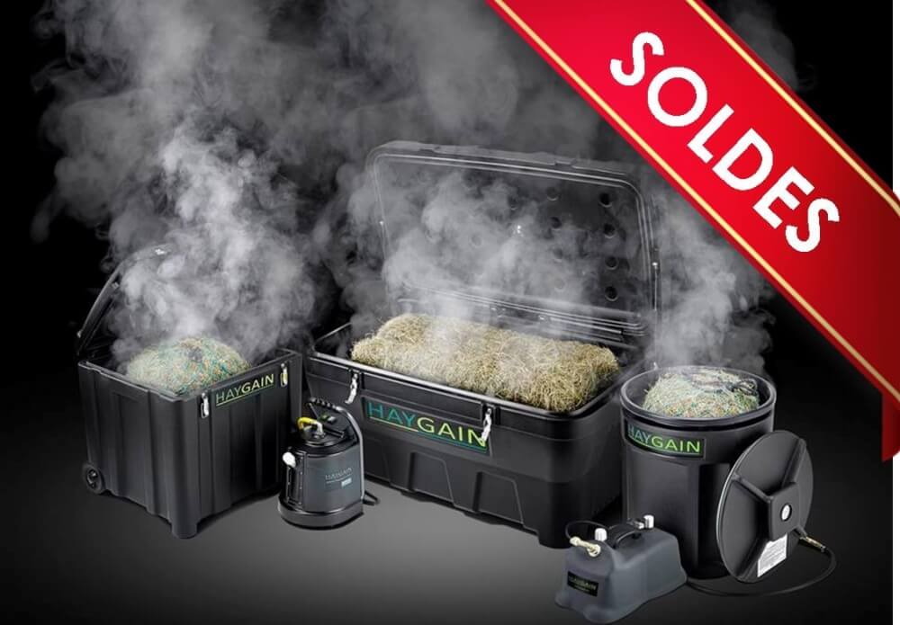 Soldes sur les purificateurs de foin Haygain !