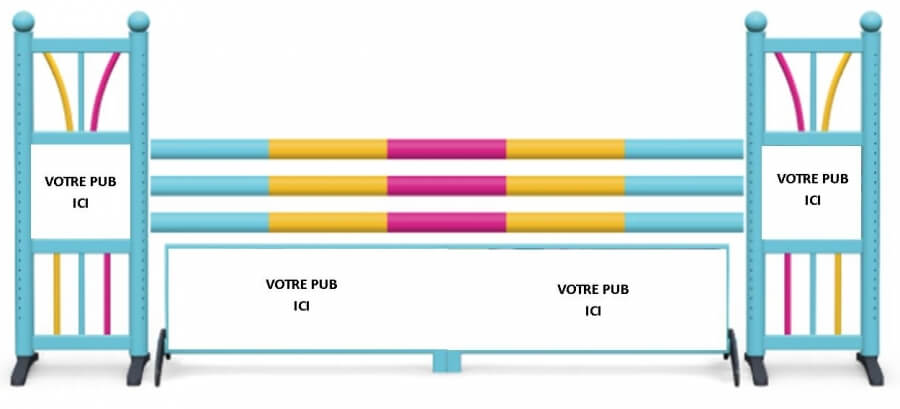 Obstacle CSO publicitaire personnalisé N°1