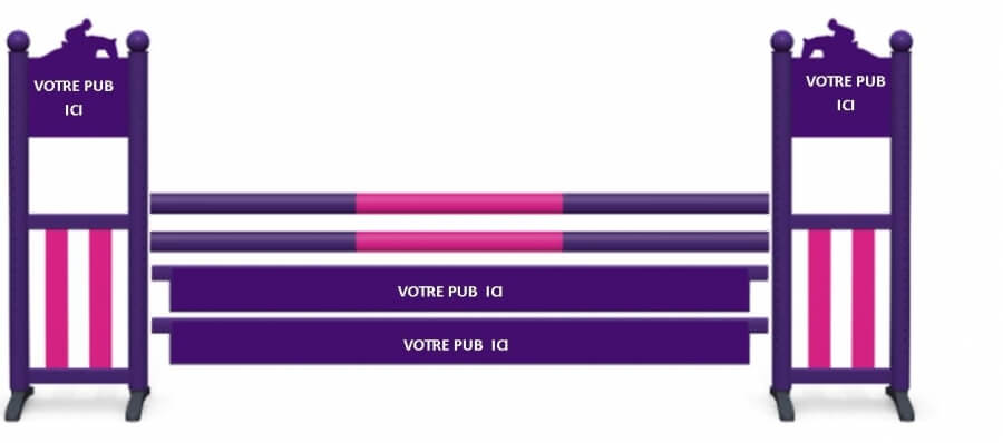 Obstacle publicitaire personnalisé N°2