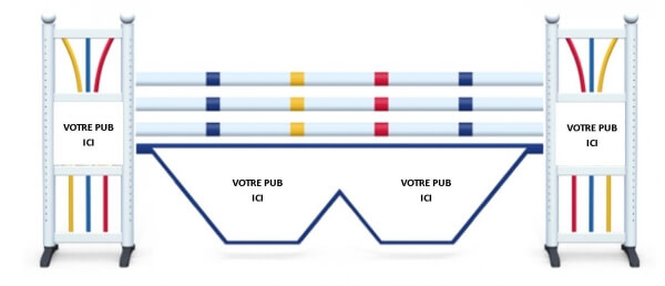 Obstacle CSO publicitaire personnalisé N°4