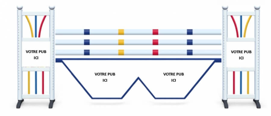 Obstacle CSO publicitaire personnalisé N°4