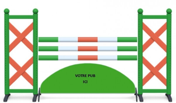 Obstacle CSO publicitaire personnalisé N°6