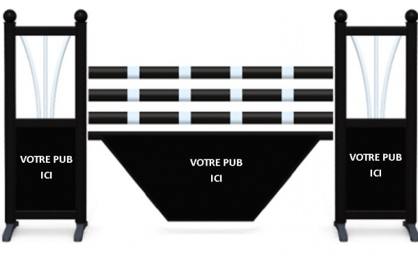 Obstacle CSO publicitaire personnalisé N°7