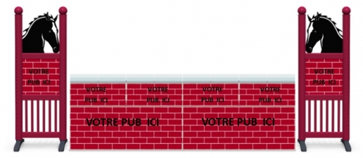 Obstacle CSO publicitaire personnalisé N°9