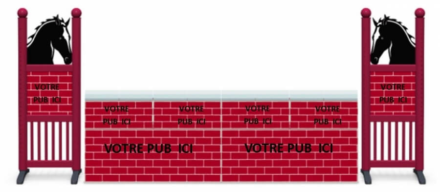 Obstacle CSO publicitaire personnalisé N°9