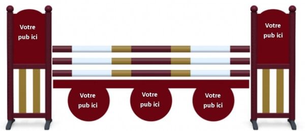 Obstacle CSO publicitaire personnalisé N°10
