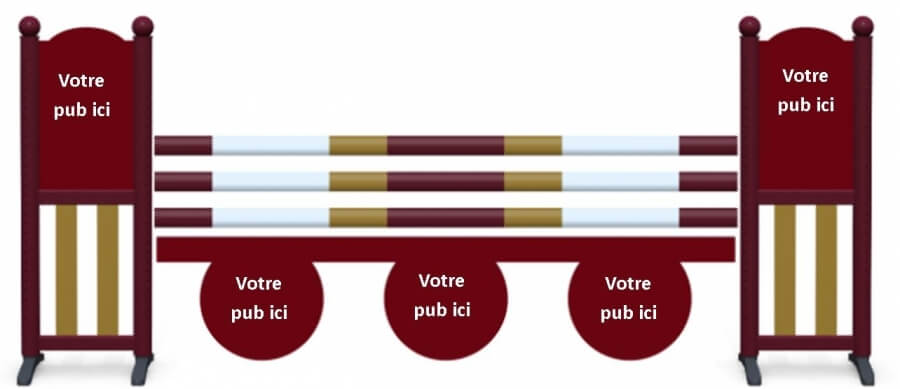 Obstacle CSO publicitaire personnalisé N°10