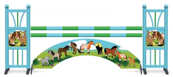 Obstacle de CSO complet Arche Poneys
