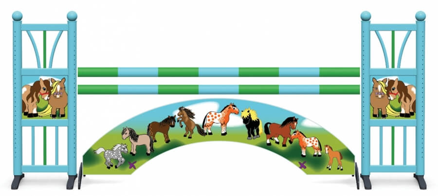 Obstacle de CSO complet Arche Poneys