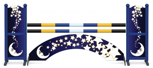 Obstacle de CSO complet Arche et Clair de Lune
