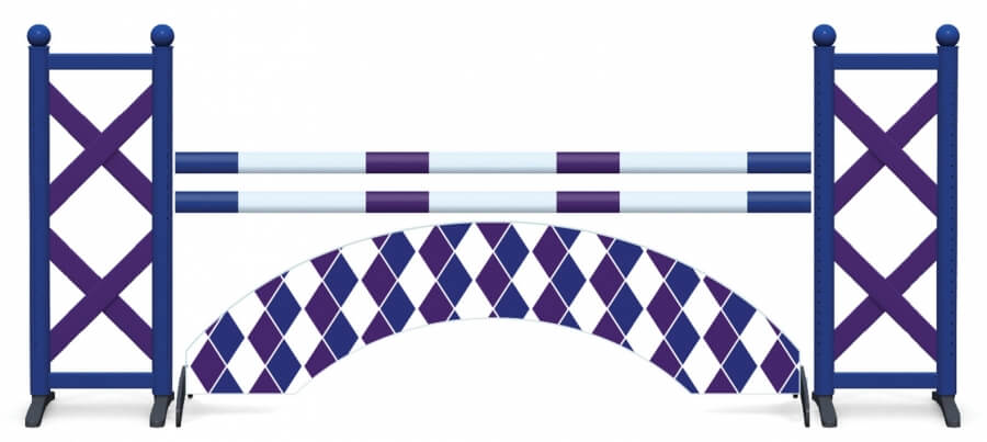 Obstacle de CSO complet Arche Arlequin
