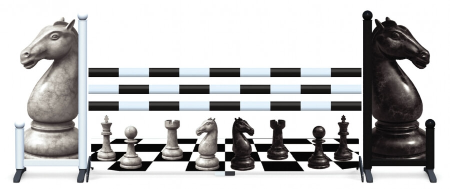 Obstacle de CSO complet Echec