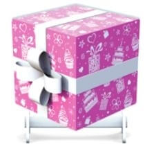 Photo produit Cadeau rose