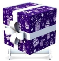 Photo produit Cadeau violet