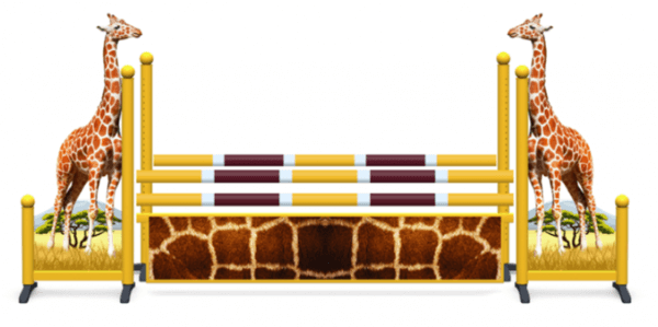 Obstacle de CSO complet Girafe