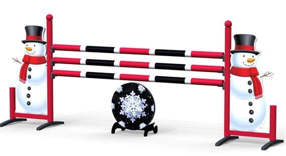 Obstacle complet Bonhomme de Neige