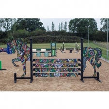 OBSTACLE COMPLET CHEVAL COLORÉ