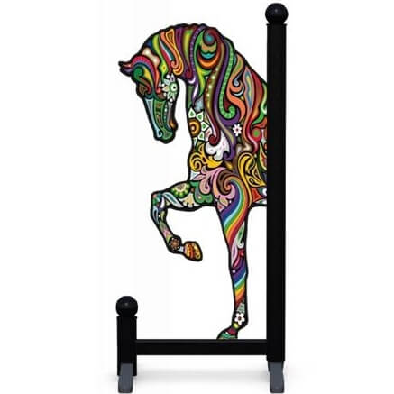 Chandelier Cheval Coloré - Tête