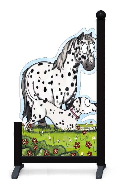 Chandelier Prestige Emily Cole - Poney/Chien Tacheté