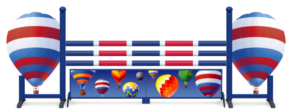 OBSTACLE COMPLET MONTGOLFIERES