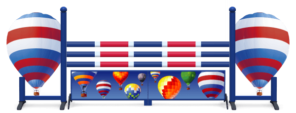 Obstacle complet Montgolfières