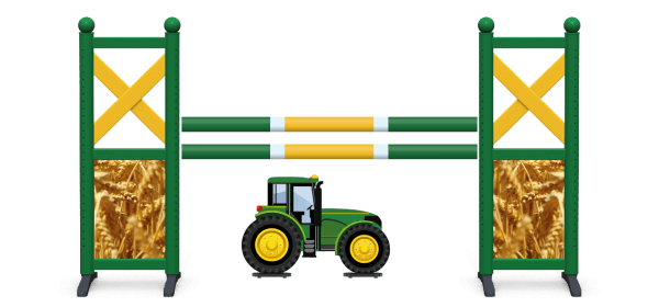 Obstacle compet Tracteur et Blé