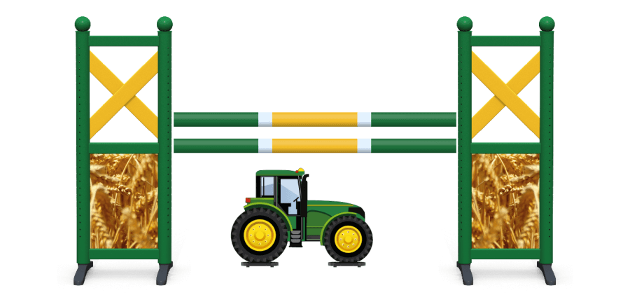 Obstacle compet Tracteur et Blé