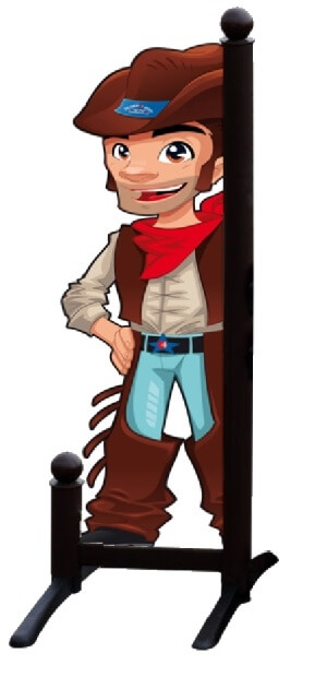 Chandelier Cow Boy