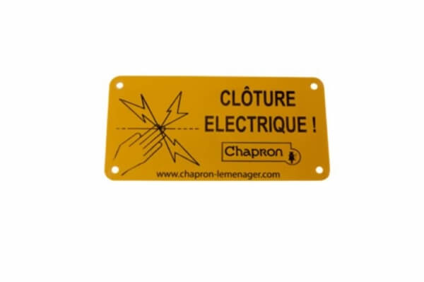 Plaque Clôture électrique