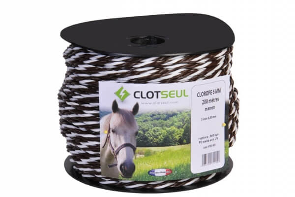 Cordelette pour clôture électrique