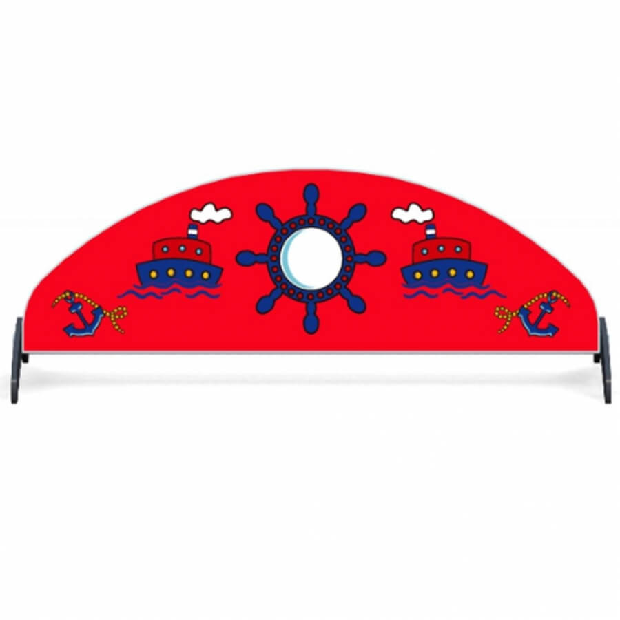 Photo produit demi Lune motif nautique soubassement matériel de CSO
