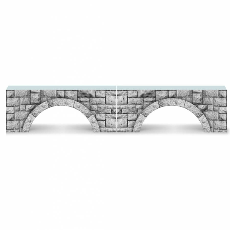 Soubassement obstacle CSO Pont Viaduc