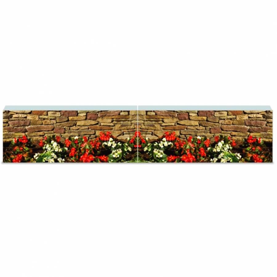 Photo produit Motif mur et fleurs matériel d'obstacles