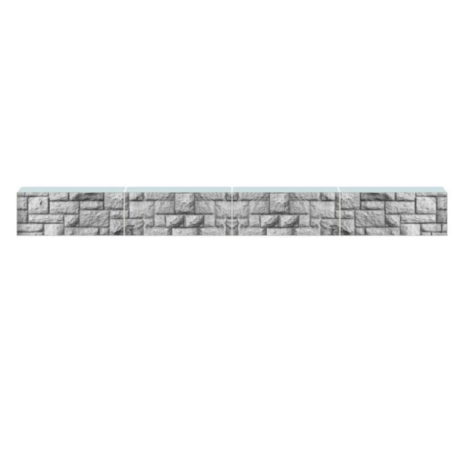 Photo produit Réhausses motif briques grises