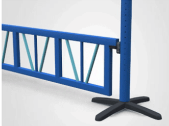 Photo produit soubassement barreaudé matériel d obstacles